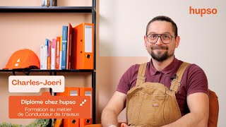 Témoignage de Charles-Joeri, diplômé Conducteur de Travaux avec hupso