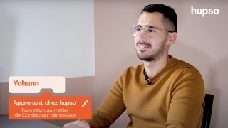 Témoignage de Yohann, en formation Conducteur de Travaux avec hupso