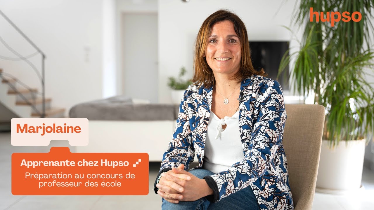 Marjolaine, professeure des écoles, préparée au CRPE chez hupso